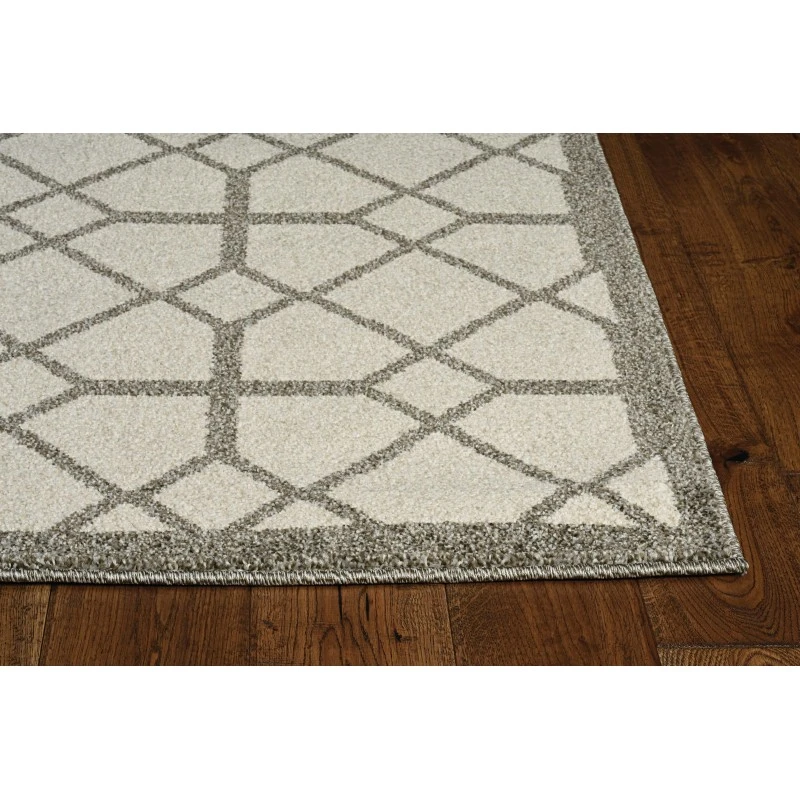 Kas Lucia 2773 Ivory/Grey Scope Area Rug 5'3" x 7'7"