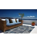 Kas Lucia 2774 Blue Dimensions Area Rug 23" x 45"