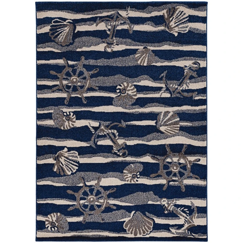Kas Lucia 2776 Blue Seashore Area Rug 5'3" x 7'7"