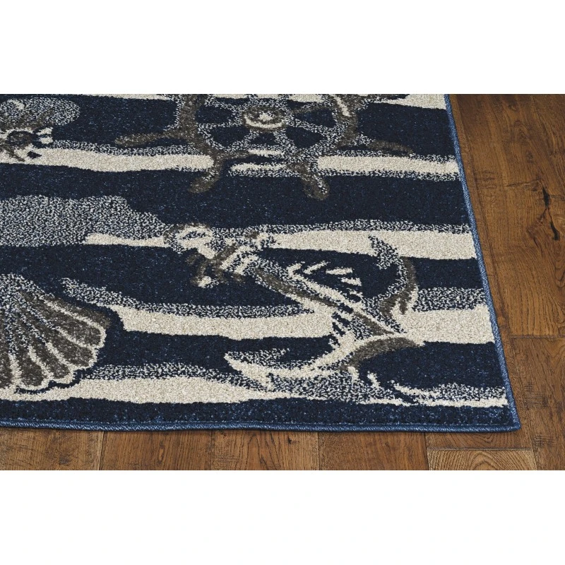 Kas Lucia 2776 Blue Seashore Area Rug 5'3" x 7'7"