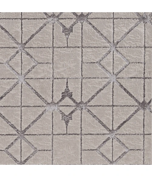 Kas Luna 7128 Ivory/Silver Elements Area Rug 7'10" x 10'10"