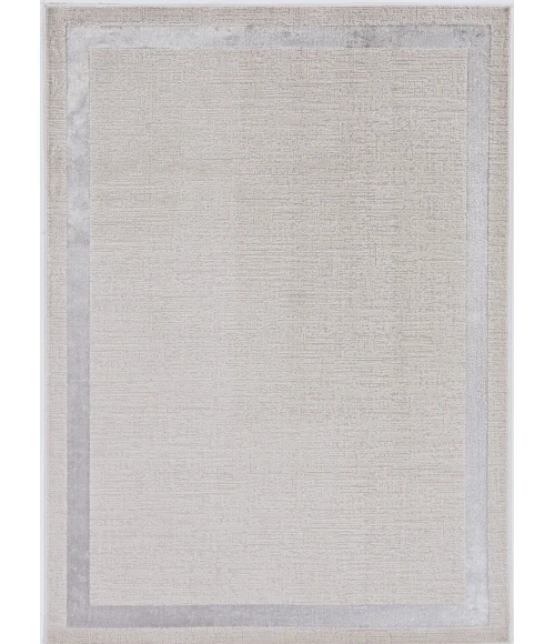 Kas Luna 7129 Ivory/Silver Border Area Rug 9'10" x 13'2"