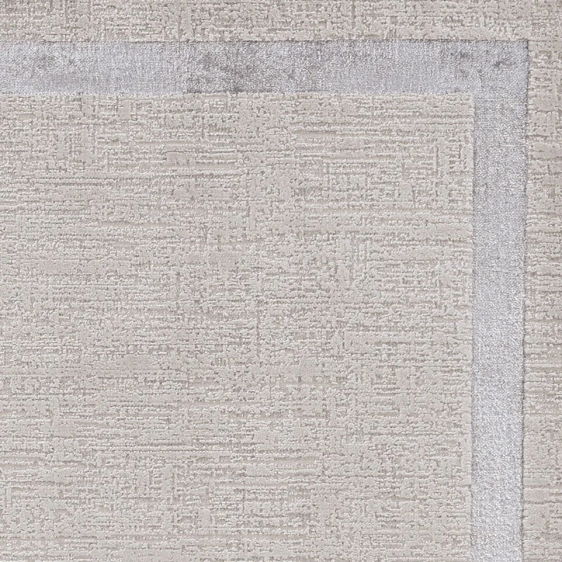 Kas Luna 7129 Ivory/Silver Border Area Rug 9'10" x 13'2"