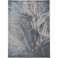 Kas Luna 7130 Silver/Blue Stroked Area Rug 9'10" x 13'2"