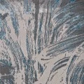 Kas Luna 7130 Silver/Blue Stroked Area Rug 9'10" x 13'2"