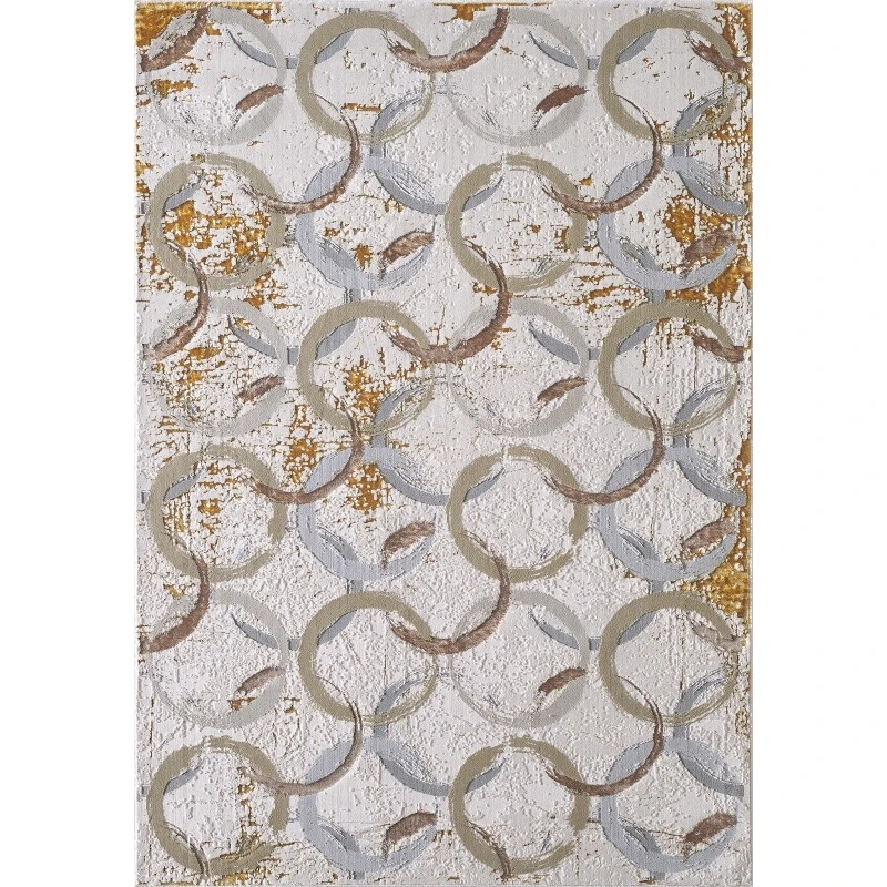 Kas Luna 7137 Birch White Area Rug 7'10" x 10'10"