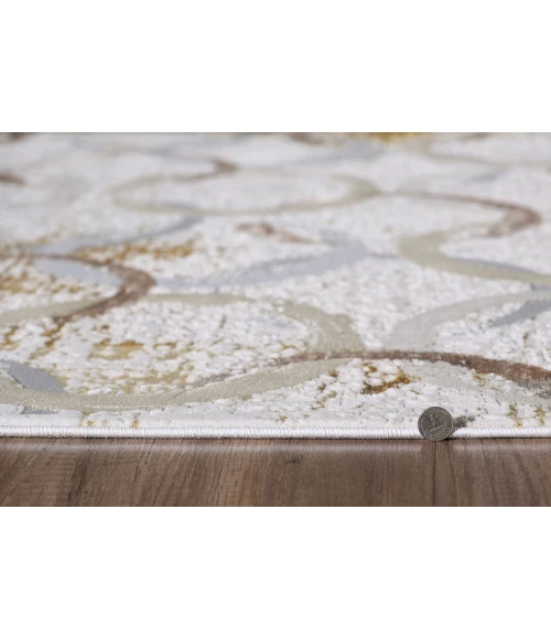 Kas Luna 7137 Birch White Area Rug 7'10" x 10'10"