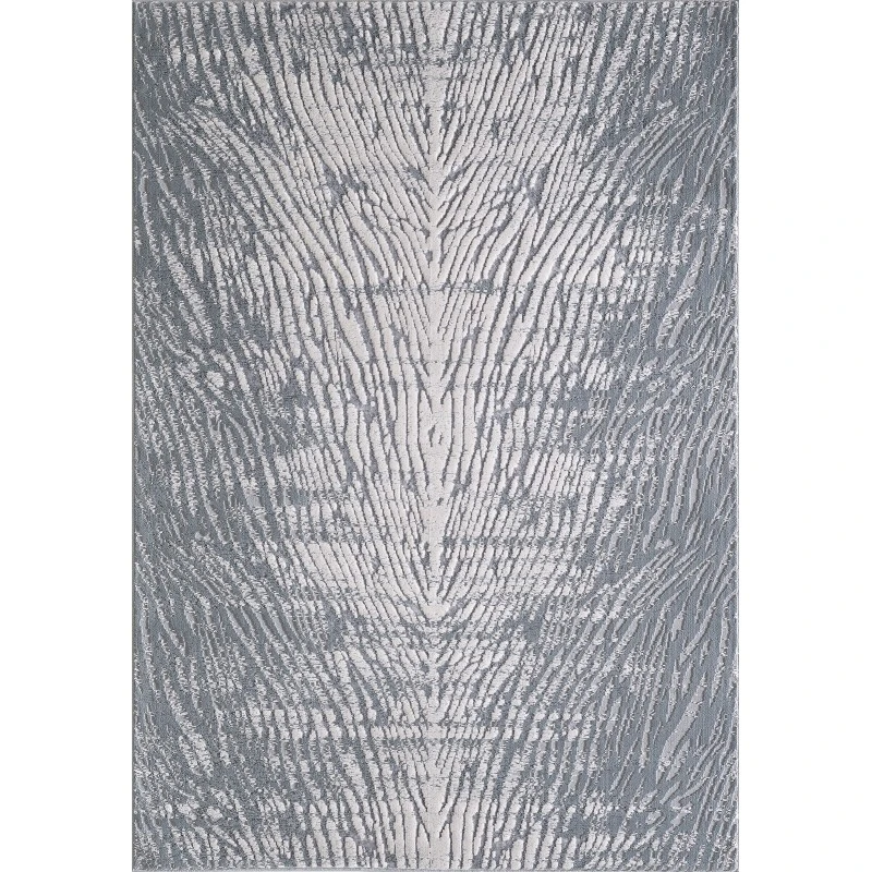 Kas Luna 7140 Birch Platinum Area Rug 5'3" x 7'7"