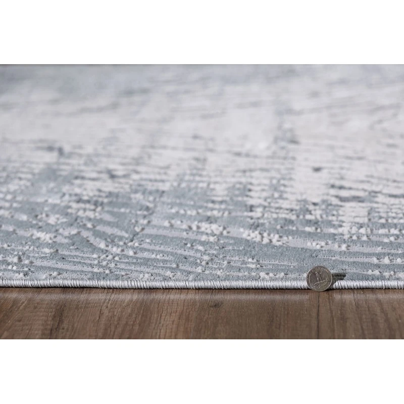 Kas Luna 7140 Birch Platinum Area Rug 5'3" x 7'7"