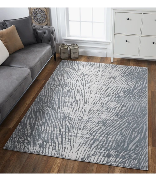Kas Luna 7140 Birch Platinum Area Rug 7'10" x 10'10"