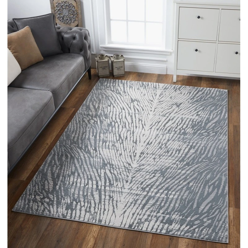 Kas Luna 7140 Birch Platinum Area Rug 5'3" x 7'7"