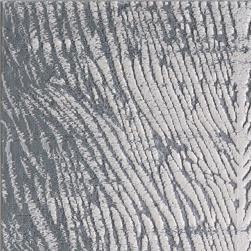 Kas Luna 7140 Birch Platinum Area Rug 5'3" x 7'7"