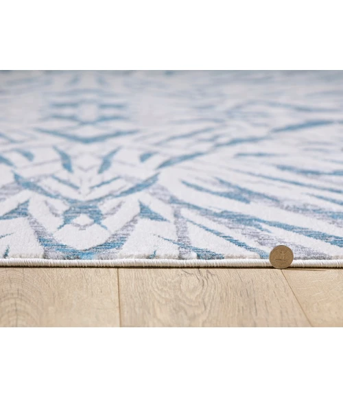 Kas Luna 7144 Gold/Grey Watercolors Area Rug 7'10" x 10'10"