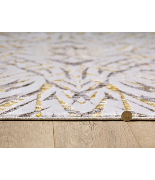 Kas Luna 7146 Ivory/Gold Illusions Area Rug 7'10" x 10'10"