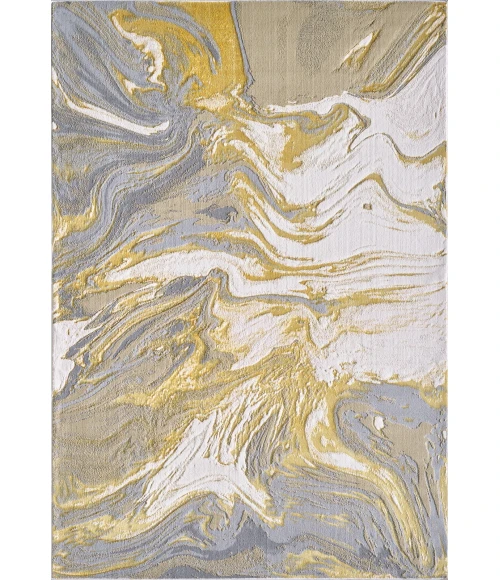 Kas Luna 7149 Ivory/Blue Illusions Area Rug 7'10" x 10'10"