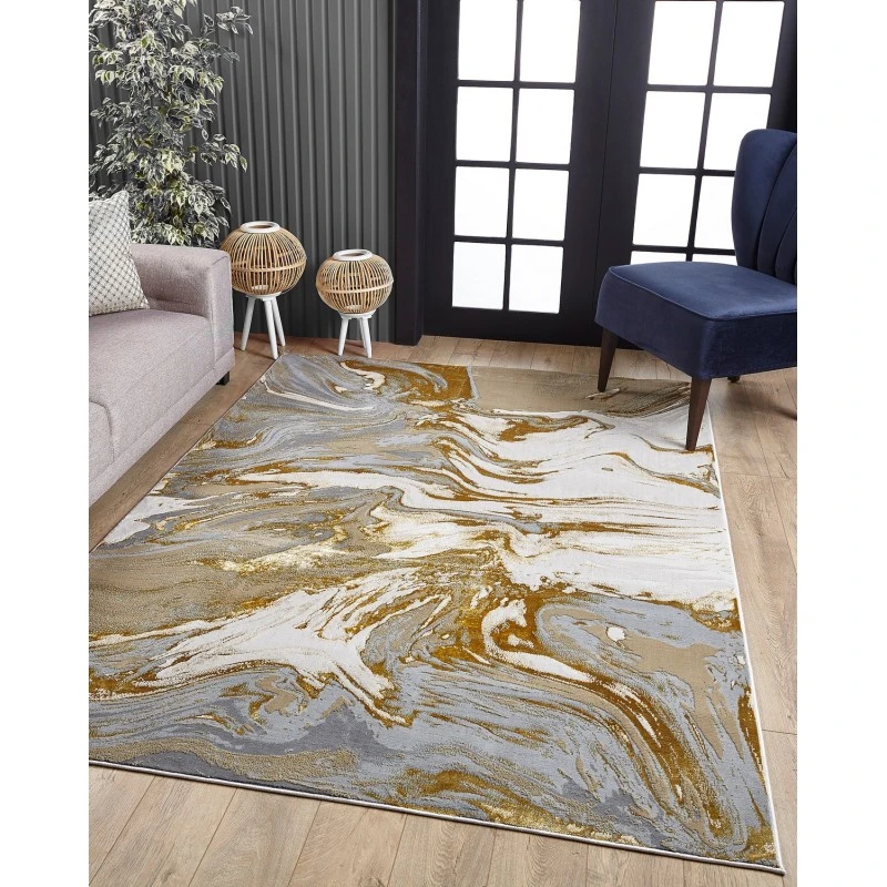 Kas Luna 7149 Ivory/Blue Illusions Area Rug 7'10" x 10'10"