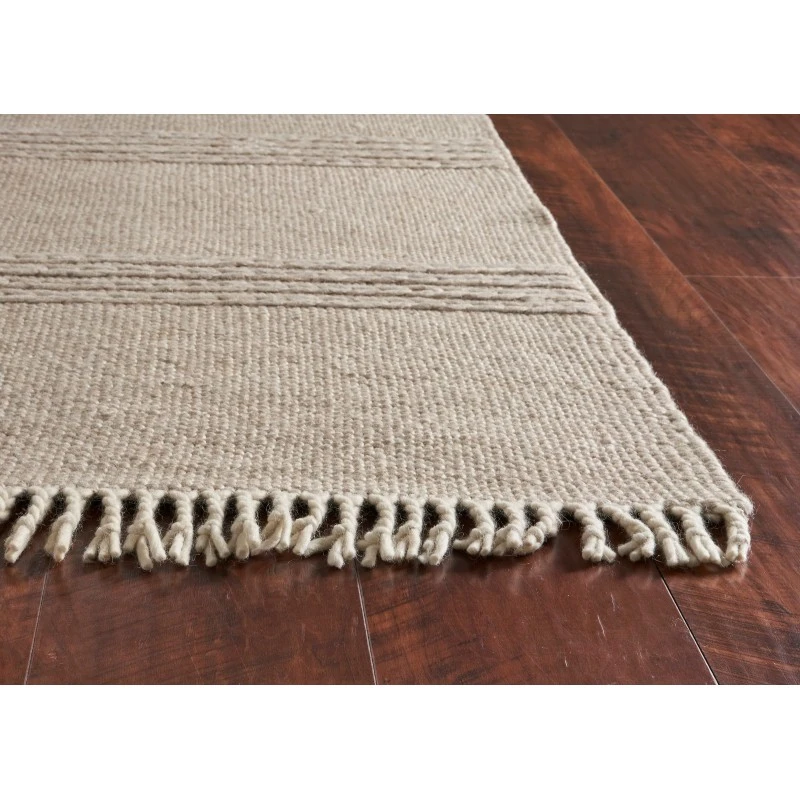 Kas Maui 1340 Natural Cable Knit Area Rug 7'9" x 9'9"
