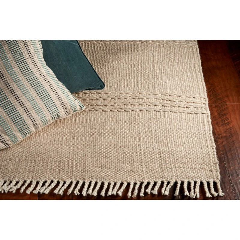 Kas Maui 1340 Natural Cable Knit Area Rug 7'9" x 9'9"