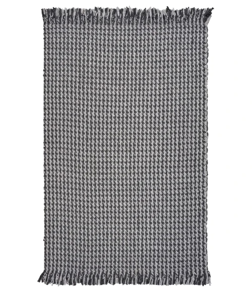 Kas Maui 1341 Grey Houndstooth Area Rug 3'3" x 5'3"
