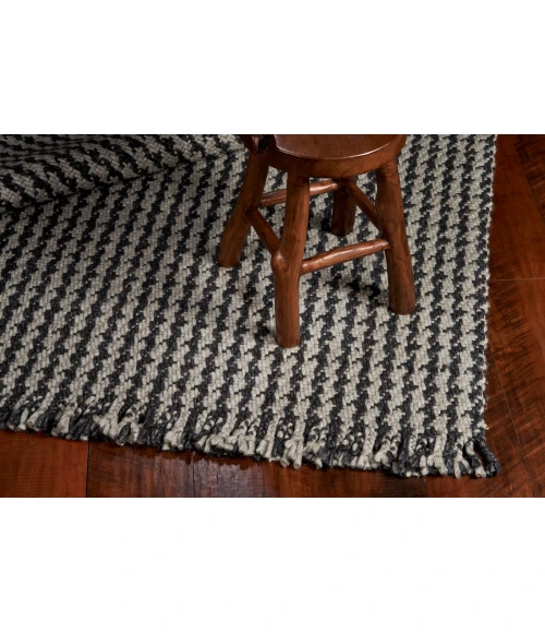 Kas Maui 1341 Grey Houndstooth Area Rug 3'3" x 5'3"