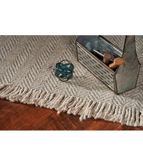Kas Maui 1343 Oatmeal Herringbone Area Rug 3'3" x 5'3"