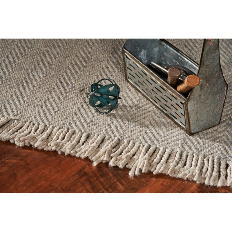Kas Maui 1343 Oatmeal Herringbone Area Rug 5' x 8'