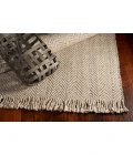 Kas Maui 1343 Oatmeal Herringbone Area Rug 3'3" x 5'3"