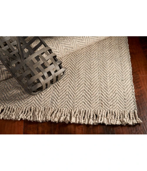 Kas Maui 1343 Oatmeal Herringbone Area Rug 3'3" x 5'3"