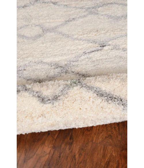 Kas Merino 6700 Ivory/Grey London Area Rug 3'9" x 5'11"
