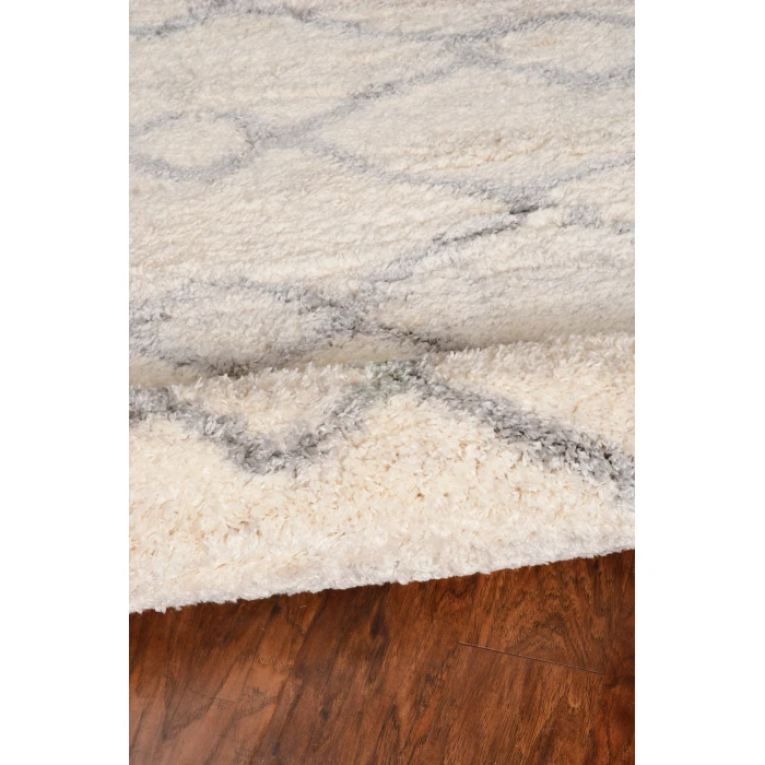 Kas Merino 6700 Ivory/Grey London Area Rug 8'10" x 13'"