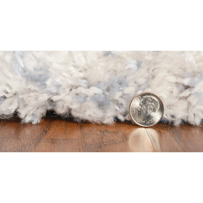 Kas Merino 6702 Ivory/Blue Cityscape Area Rug 8'10" x 13'"