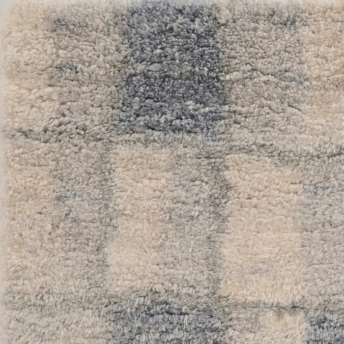 Kas Merino 6702 Ivory/Blue Cityscape Area Rug 8'10" x 13'"