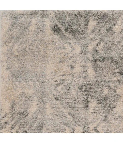 Kas Merino 6703 Ivory/Grey Vintage Area Rug 8'10" x 13'"