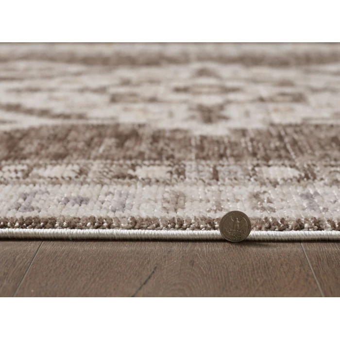 KAS Mira Taupe 4612 7ft.10in. x 11ft. Rectangle Rug