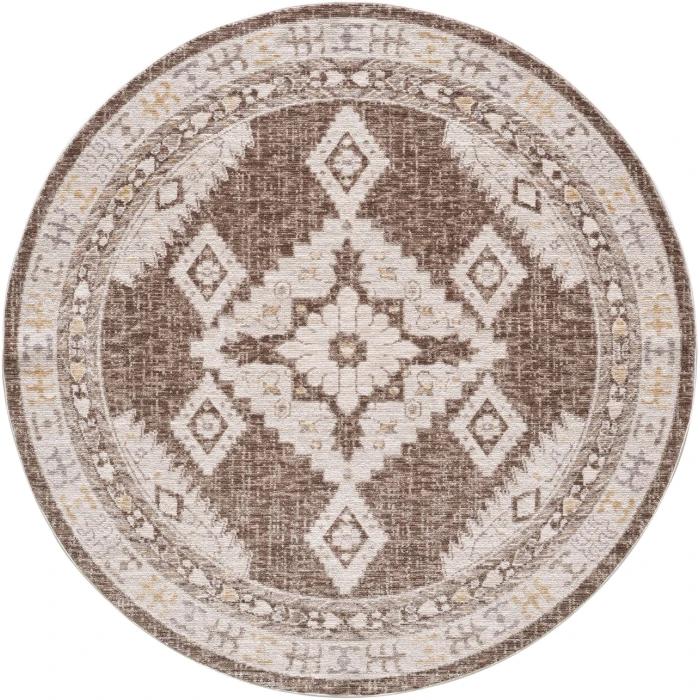 KAS Mira Taupe 4612 7ft.10in. x 11ft. Rectangle Rug