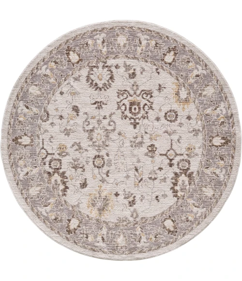 KAS Mira Ivory 4613 7ft.10in. Round Rug