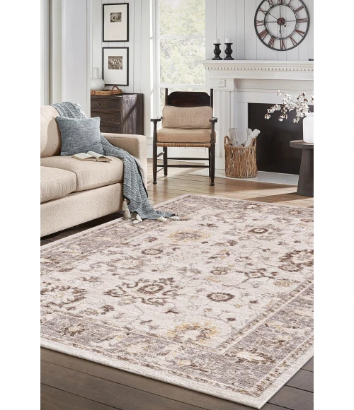 KAS Mira Ivory 4613 7ft.10in. Round Rug