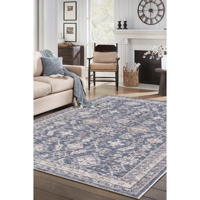 KAS Mira Denim 4615 7ft.10in. x 11ft. Rectangle Rug