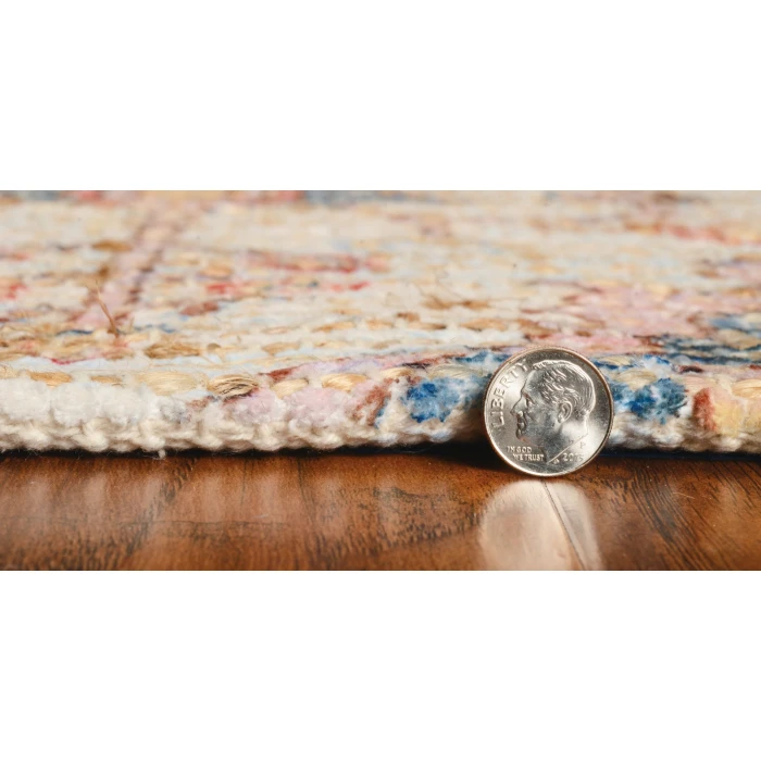 Kas Morris 2223 Blue/Red Gramercy Area Rug 8' 6" x 11"6"