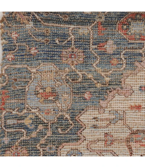 Kas Morris 2223 Blue/Red Gramercy Area Rug 3'3" x 5'3"