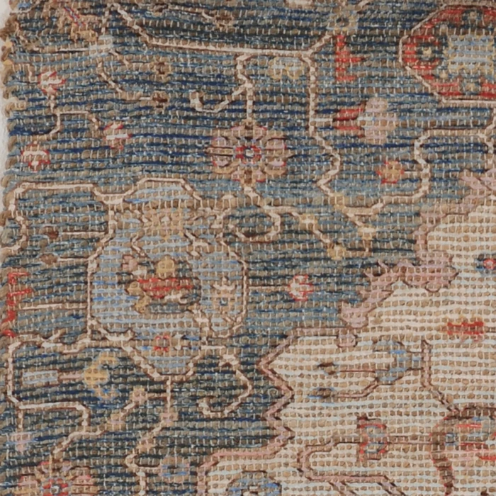 Kas Morris 2223 Blue/Red Gramercy Area Rug 8' 6" x 11"6"