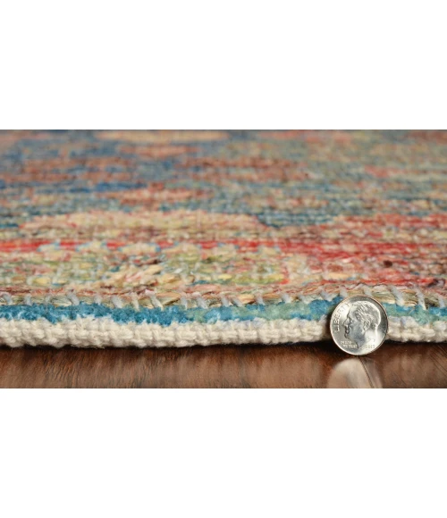 Kas Morris 2227 Blue/Red Traditions Area Rug 3'3" x 5'3"