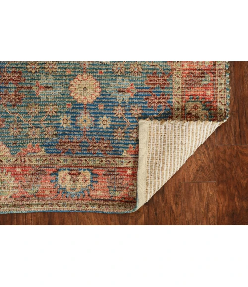 Kas Morris 2227 Blue/Red Traditions Area Rug 3'3" x 5'3"
