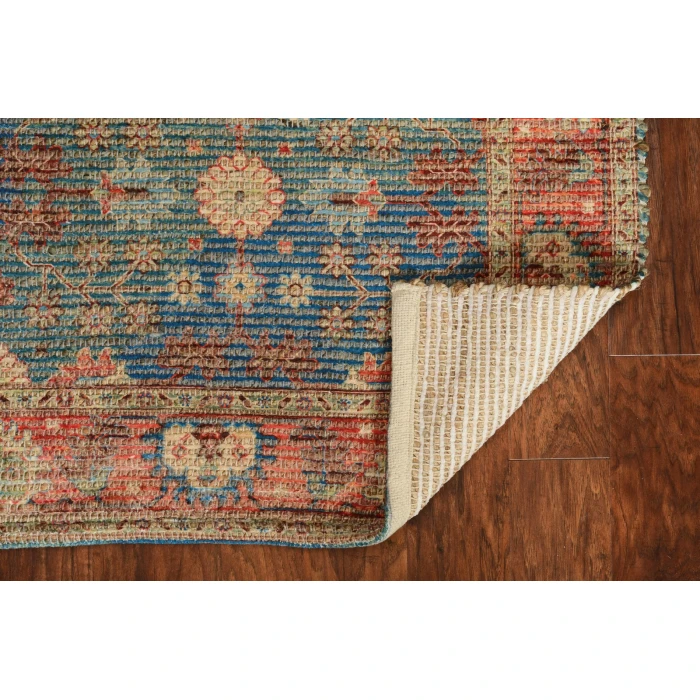 Kas Morris 2227 Blue/Red Traditions Area Rug 7'6" x 9'6"
