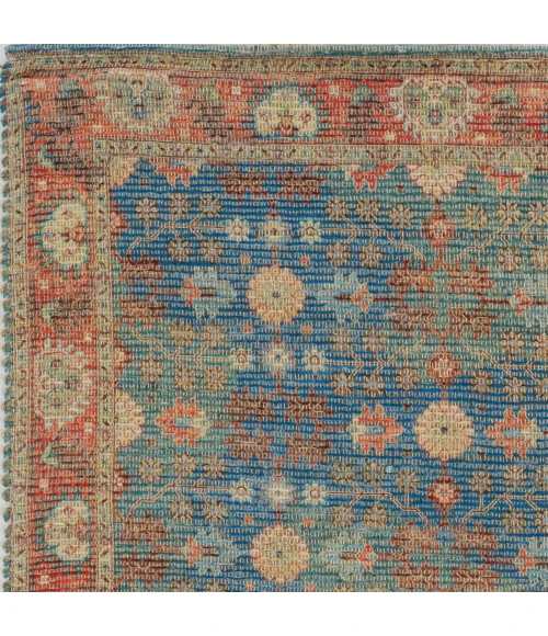 Kas Morris 2227 Blue/Red Traditions Area Rug 3'3" x 5'3"