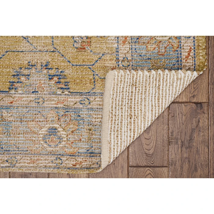Kas Morris 2231 Gold/Lt Blue Karissa Area Rug 7'6" x 9'6"
