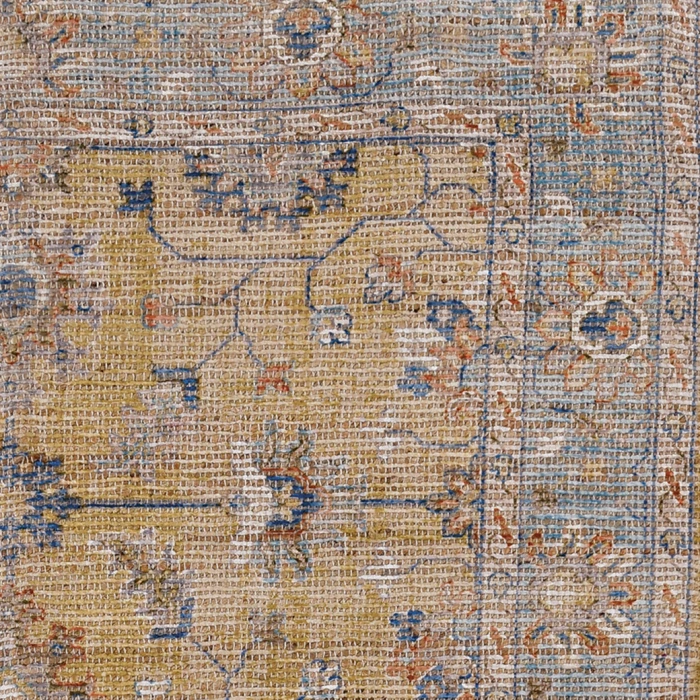 Kas Morris 2231 Gold/Lt Blue Karissa Area Rug 7'6" x 9'6"
