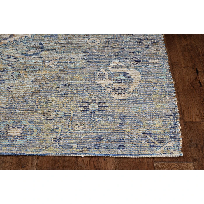Kas Morris 2232 Blue/Yellow Gramercy Area Rug 8' 6" x 11"6"
