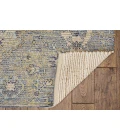 Kas Morris 2232 Blue/Yellow Gramercy Area Rug 27" x 45"