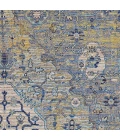 Kas Morris 2232 Blue/Yellow Gramercy Area Rug 27" x 45"